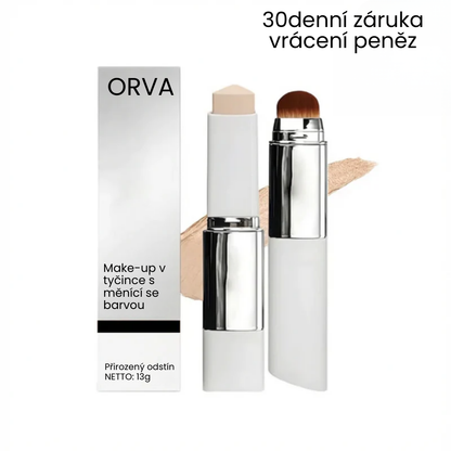 Make-up 2 v 1 s integrovaným štětcem